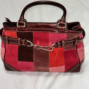 Coach patchwork satchel